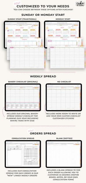 2024 Digital Planner for iPad and Tablets - Flour Child (LIMITED Editi –  Cake and Cookie Planner | Avalon Cakes
