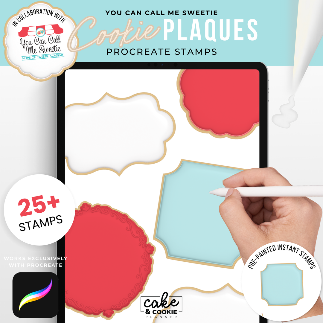 Cookie Sketching BUNDLE - Cookie Sketching Design Brushes & Stamps Full Collection