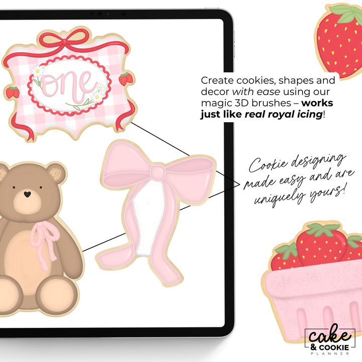 Cookie Sketching BUNDLE - Cookie Sketching Design Brushes & Stamps Full Collection