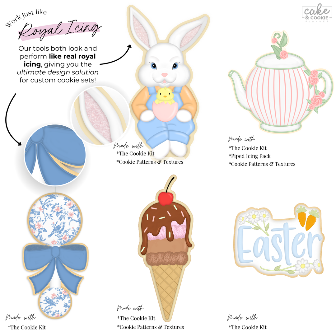 Cookie Sketching BUNDLE - Cookie Sketching Design Brushes & Stamps Full Collection