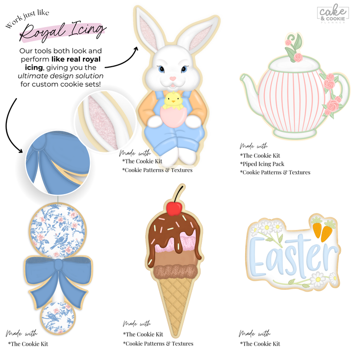 Cookie Sketching BUNDLE - Cookie Sketching Design Brushes & Stamps Full Collection