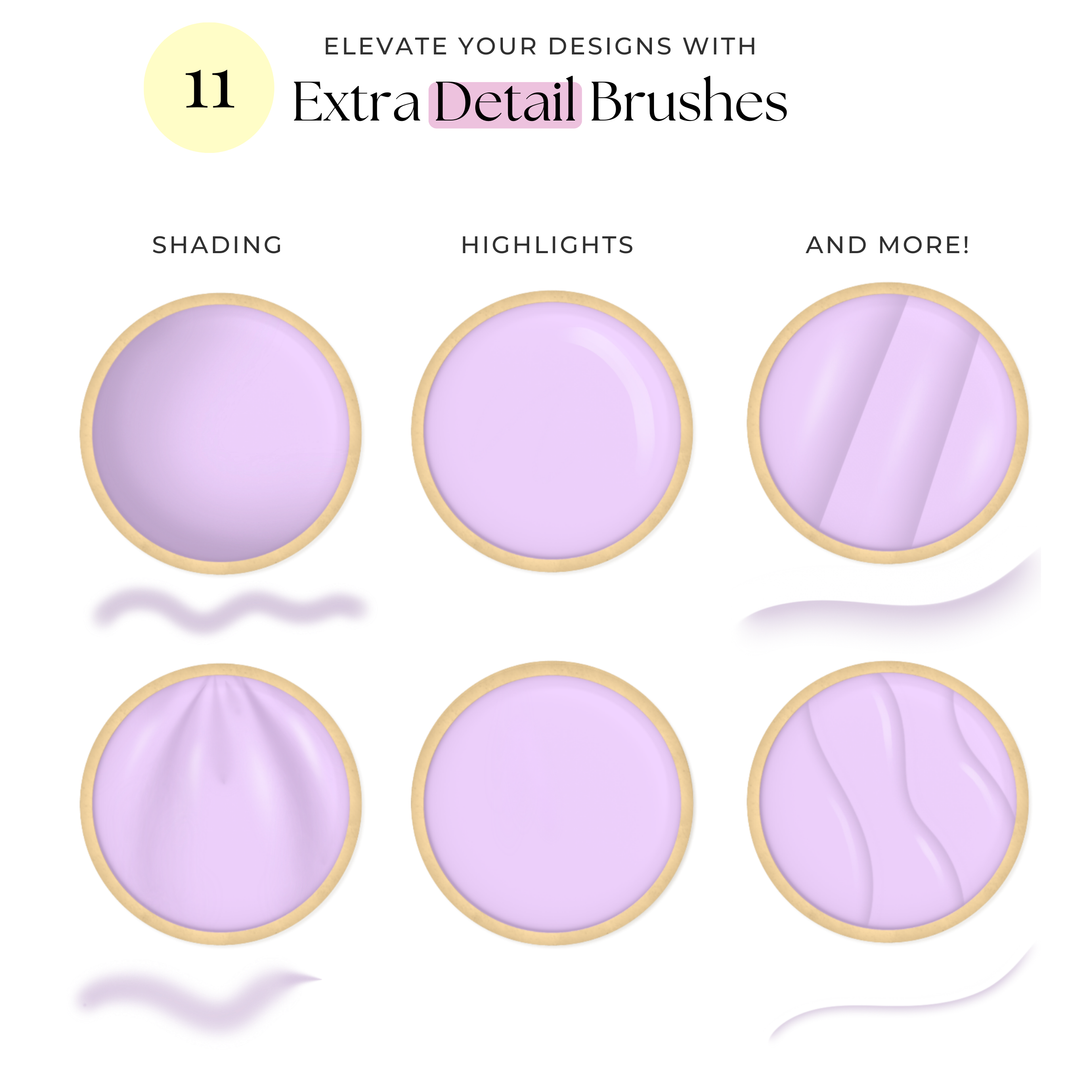 Cookie Sketching BUNDLE - Cookie Sketching Design Brushes & Stamps Full Collection