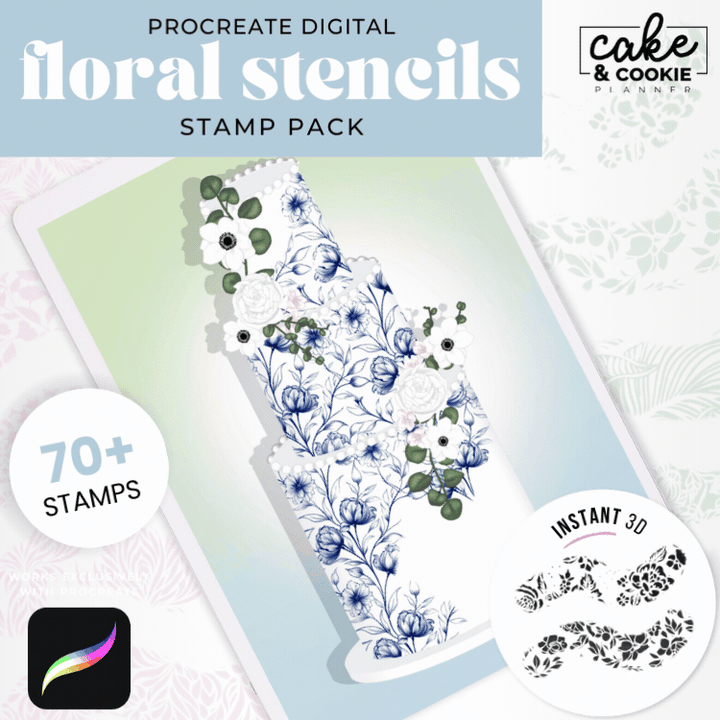 Cookie Sketching BUNDLE - Cookie Sketching Design Brushes & Stamps Full Collection