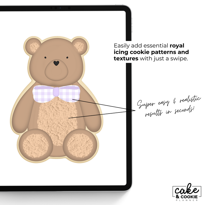 Cookie Patterns & Textures Brushes - Cookie Sketching Design Tools for Procreate