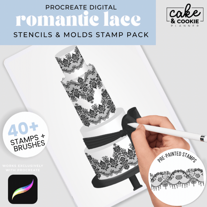 Cookie Sketching BUNDLE - Cookie Sketching Design Brushes & Stamps Full Collection