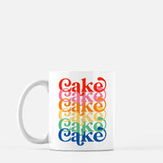 Rainbow Layer Cake Mug