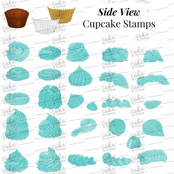 Cupcakes Procreate Pack - Digital Cake Sketching