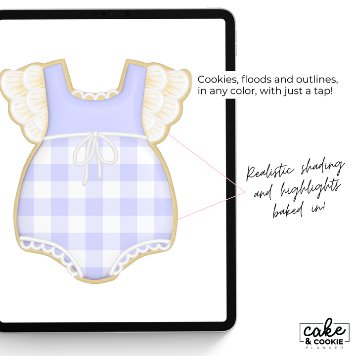 Cookie Rompers Stamps - Cookie Sketching Design Tools for Procreate