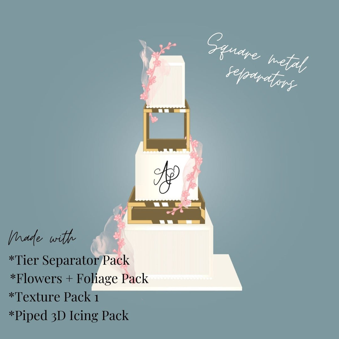 Cake Separators Procreate Pack - Digital Cake Sketching