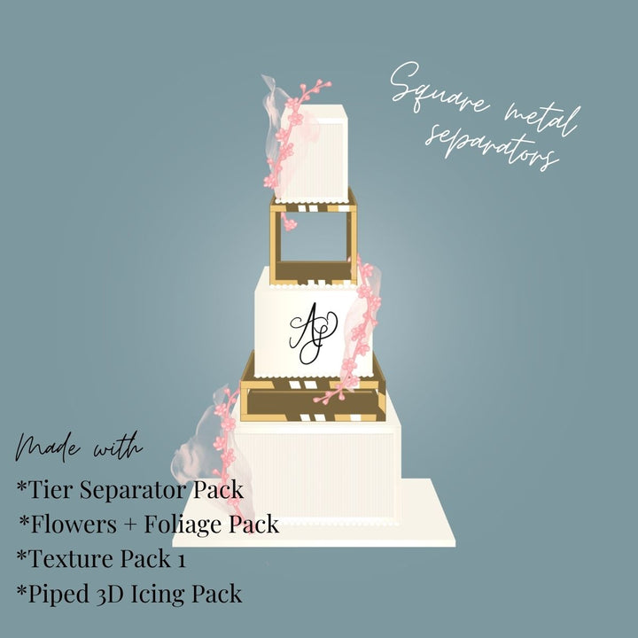 Cake Separators Procreate Pack - Digital Cake Sketching