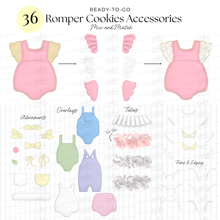 Cookie Rompers Stamps - Cookie Sketching Design Tools for Procreate