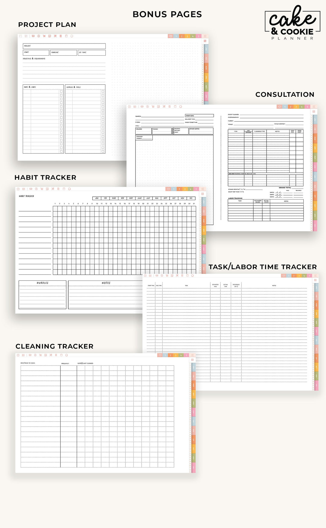 2025 Digital Planner for iPad and Tablets - Flour Child (LIMITED Edition)