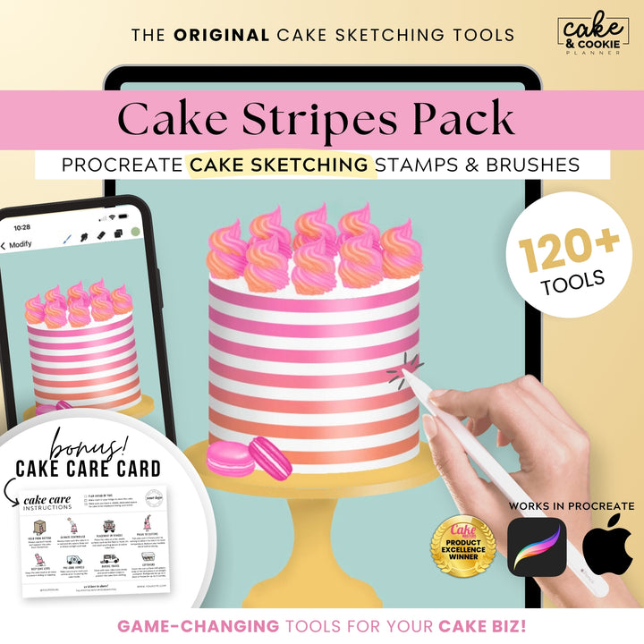 The "Every Single One" Complete Procreate Cake Sketching Bundle