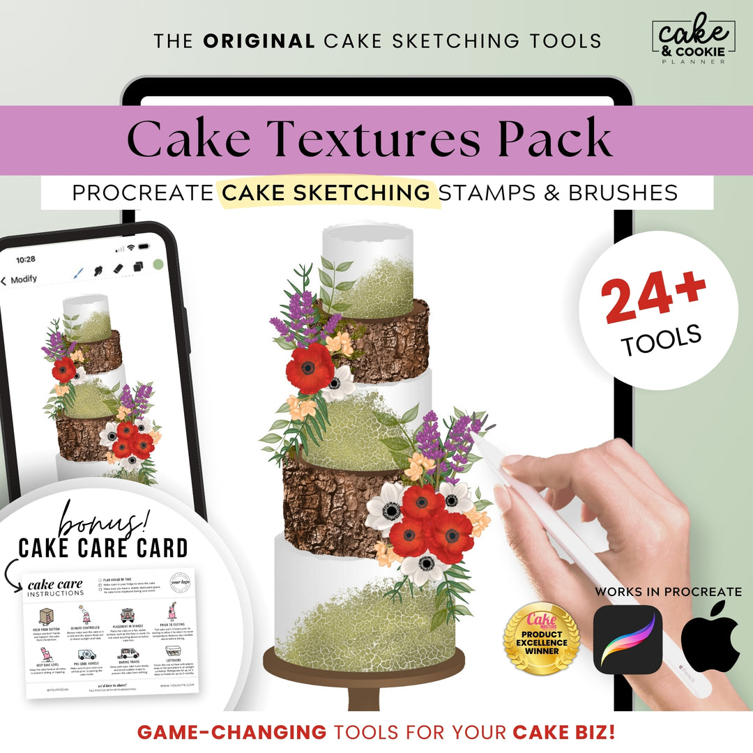 The "Every Single One" Complete Procreate Cake Sketching Bundle