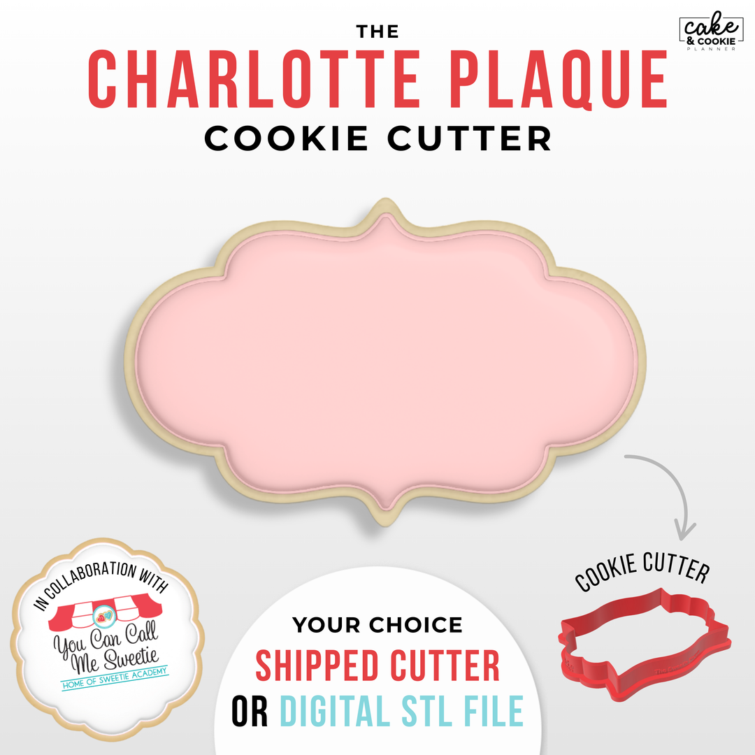 Image of cookie cutter in the shape of a The Charlotte