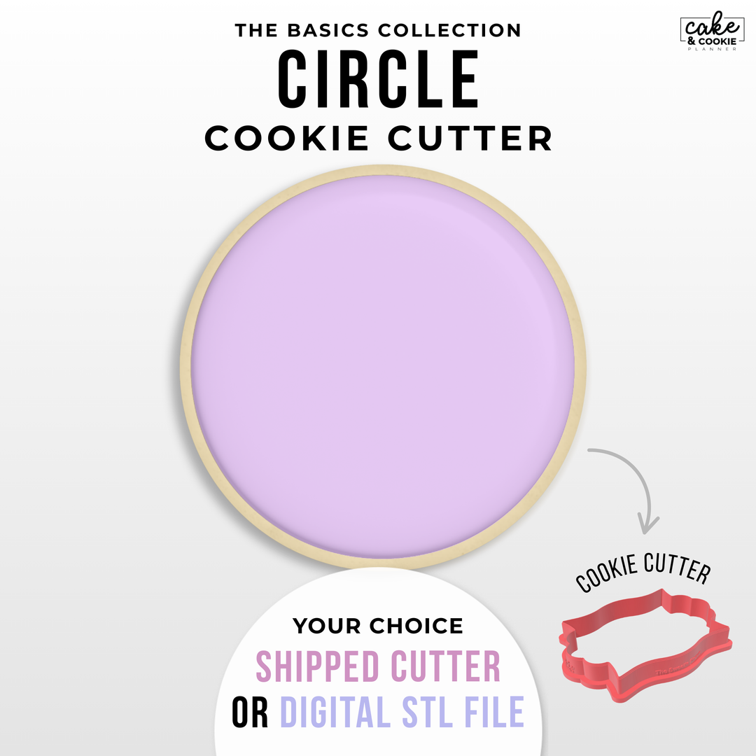 Image of cookie cutter in the shape of a Circle