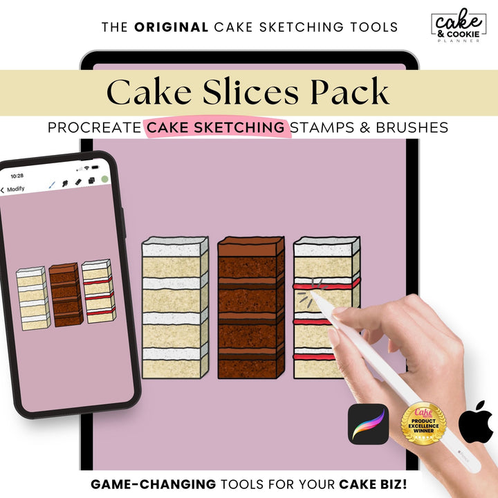 The "Every Single One" Complete Procreate Cake Sketching Bundle