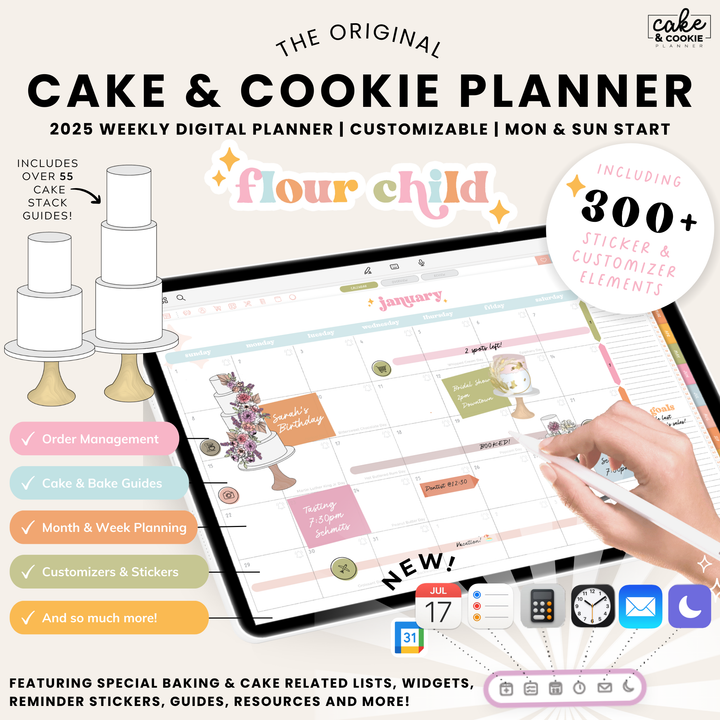 2025 Digital Planner for iPad and Tablets - Flour Child (LIMITED Edition)