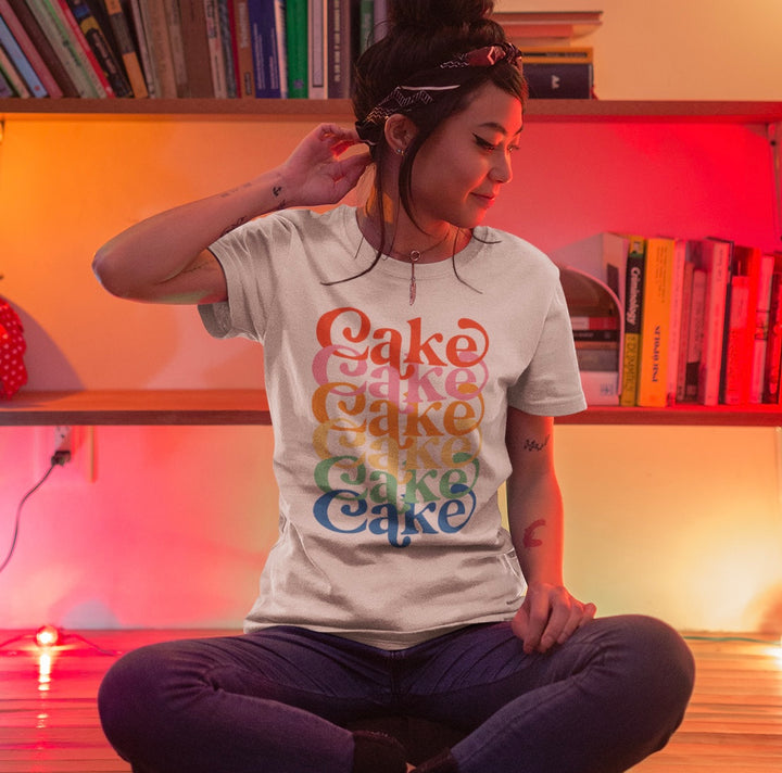 Rainbow Layer Cake Unisex Tee