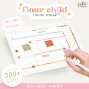2024 Digital Planner for iPad and Tablets - Flour Child (LIMITED Edition)