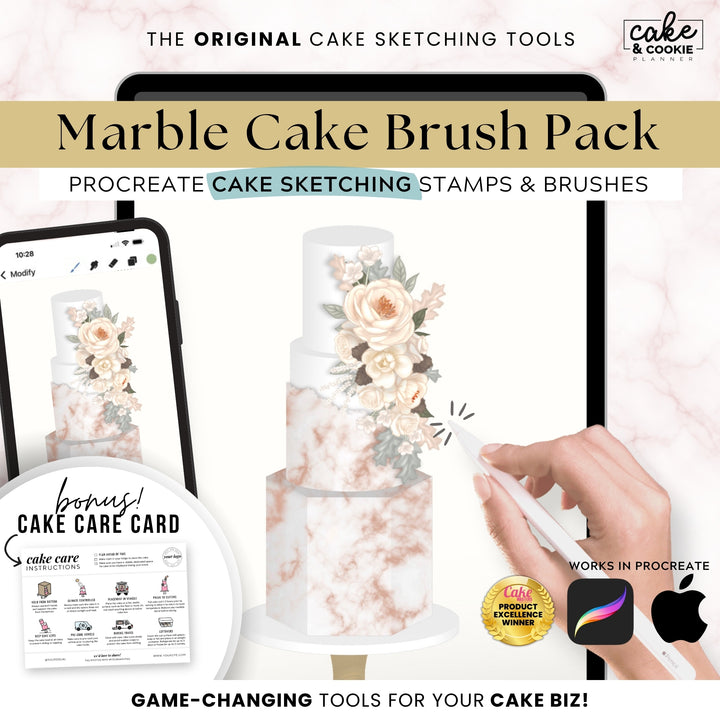 The "Every Single One" Complete Procreate Cake Sketching Bundle