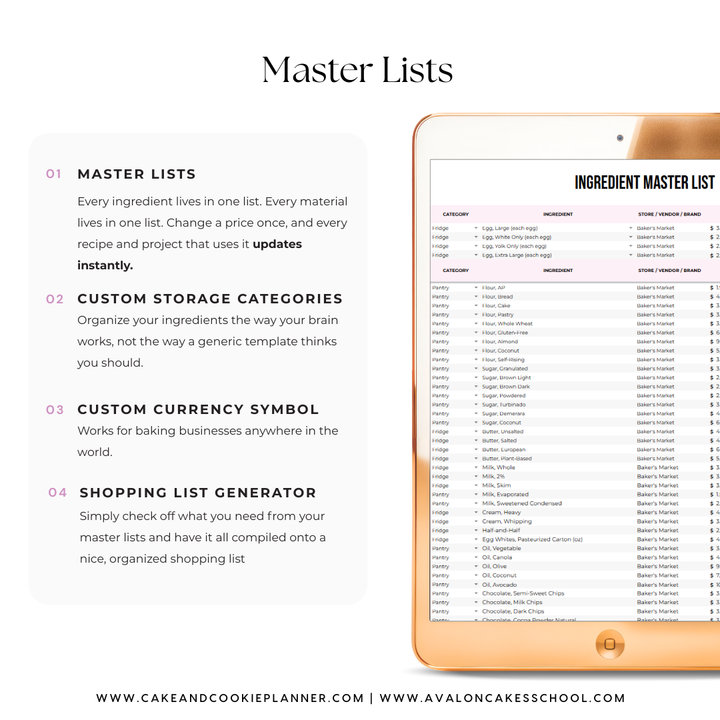The Ulitimate Recipe Costing & Project Pricing Calculator (Google Sheets)