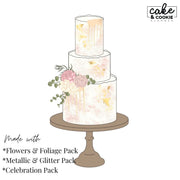 Rough Edge Round Cakes Procreate Pack - Digital Cake Sketching