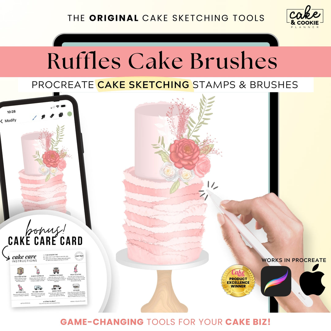 The "Every Single One" Complete Procreate Cake Sketching Bundle