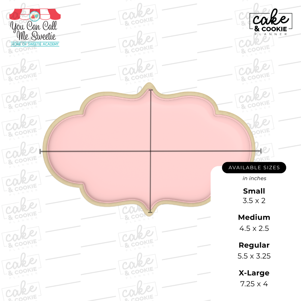 Image of cookie cutter in the shape of a 