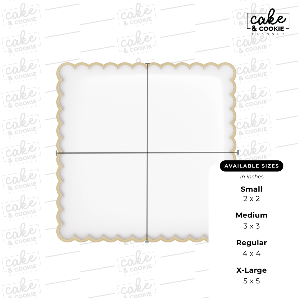 Image of cookie cutter in the shape of a 
