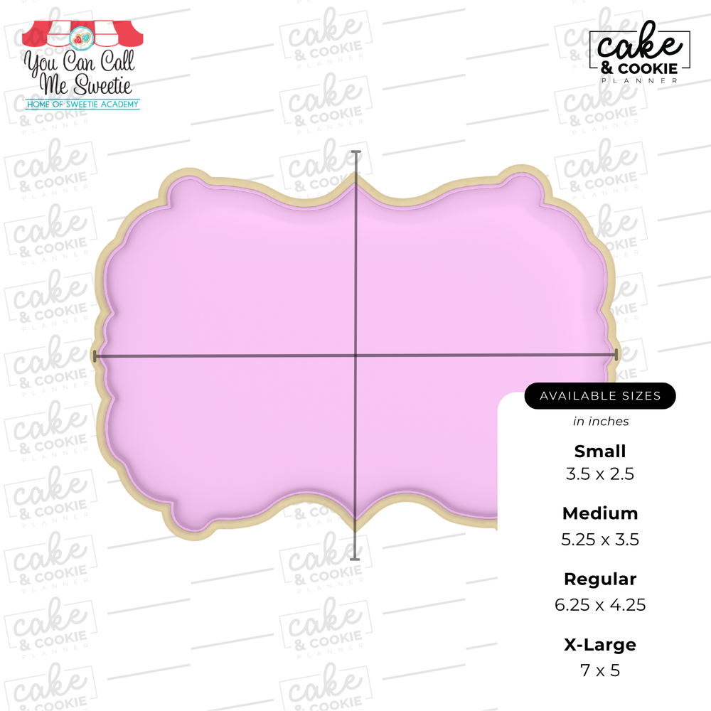 Image of cookie cutter in the shape of a 