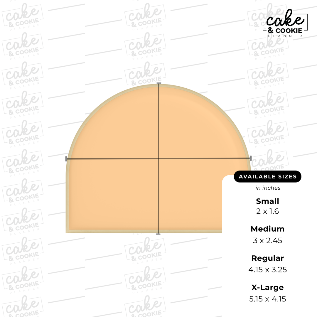 Image of cookie cutter in the shape of a 
