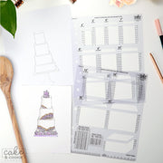 Essentials Cake Sketching Templates BUNDLE - Rounds, Squares & Elements
