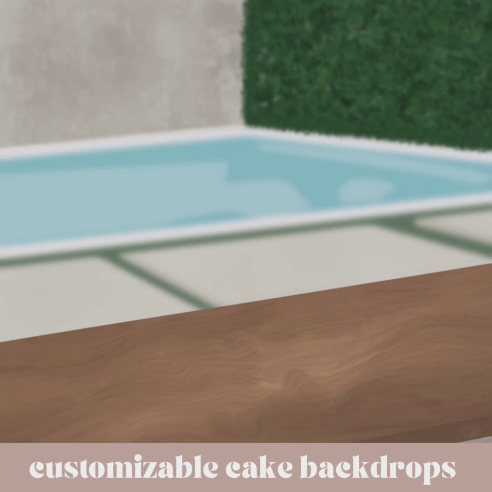 Background & Scene Creator Procreate Pack no.1 - Digital Cake Sketching