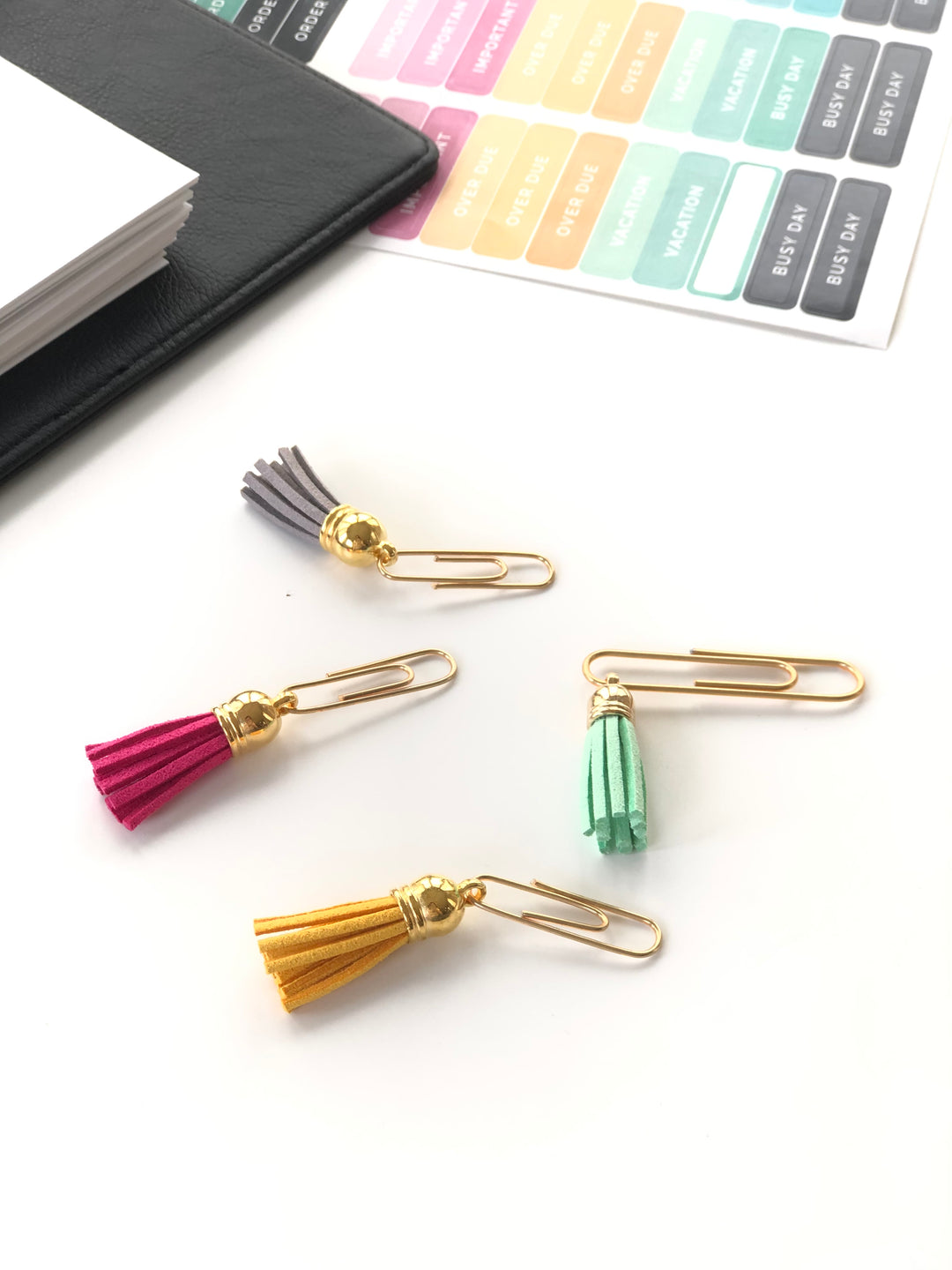 Tassel Bookmark Paper Clip