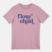 Flour Child - Orchid and Navy - Unisex Tee