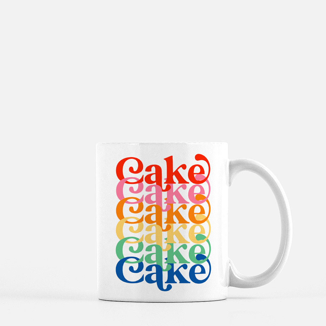 Rainbow Layer Cake Mug