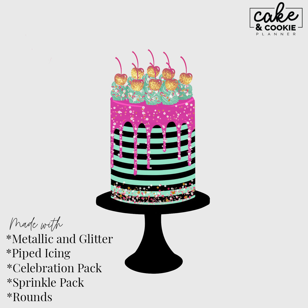 Sprinkles Procreate Pack - Digital Cake Sketching