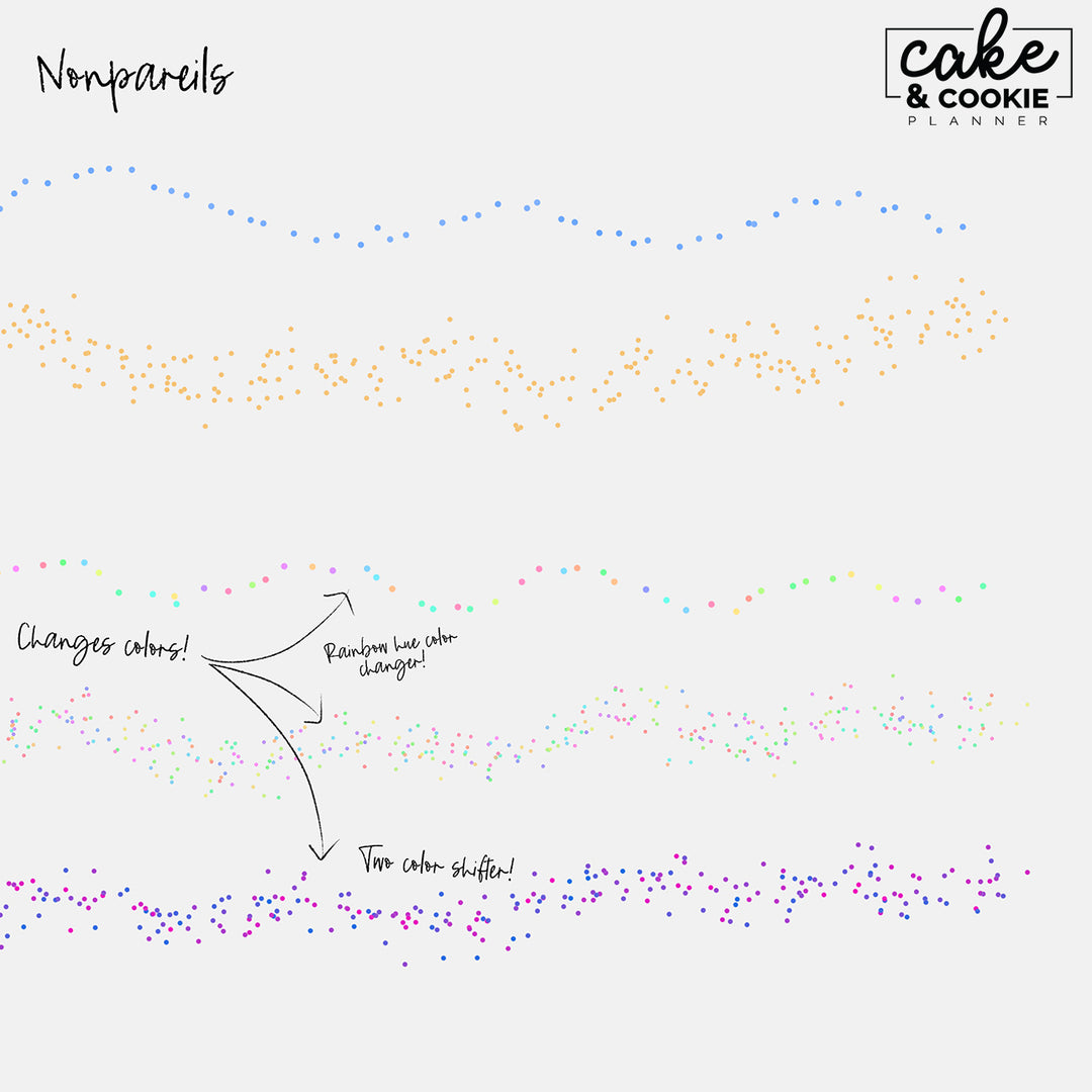 Sprinkles Procreate Pack - Digital Cake Sketching