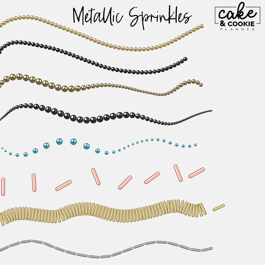 Sprinkles Procreate Pack - Digital Cake Sketching