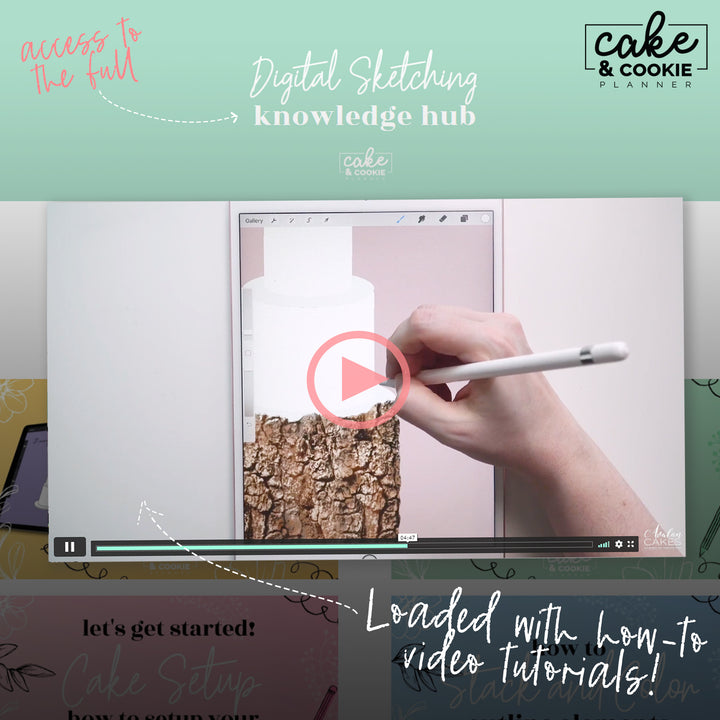 Sprinkles Procreate Pack - Digital Cake Sketching