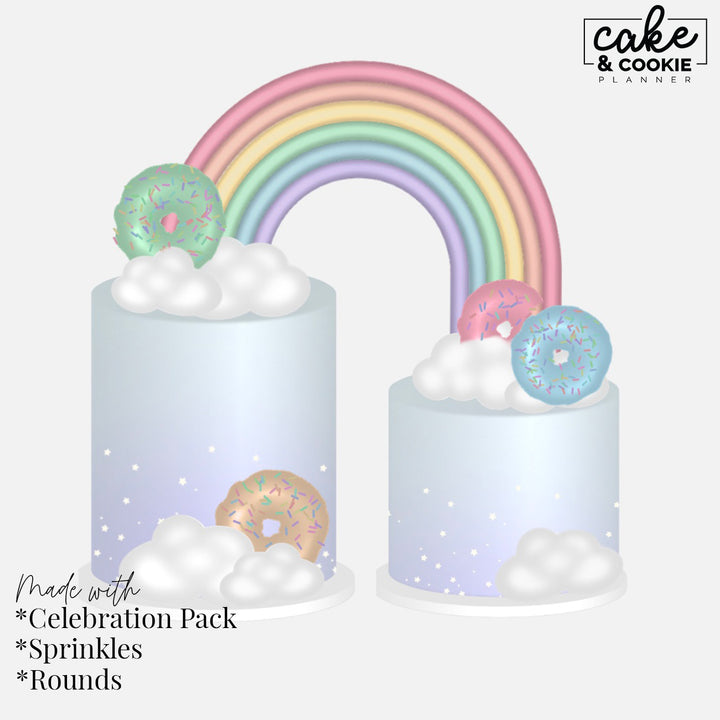 Celebration Toppers Procreate Pack - Digital Cake Sketching