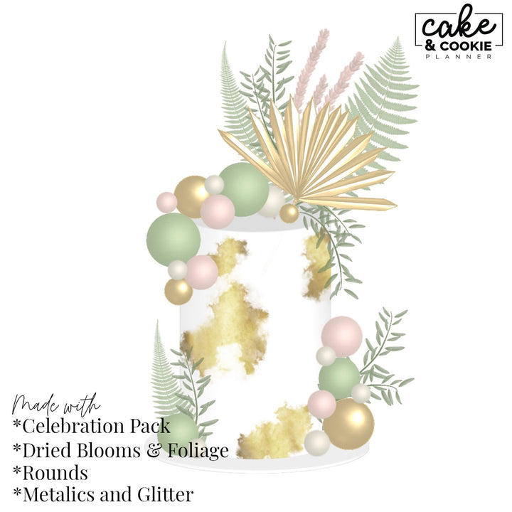 Celebration Toppers Procreate Pack - Digital Cake Sketching