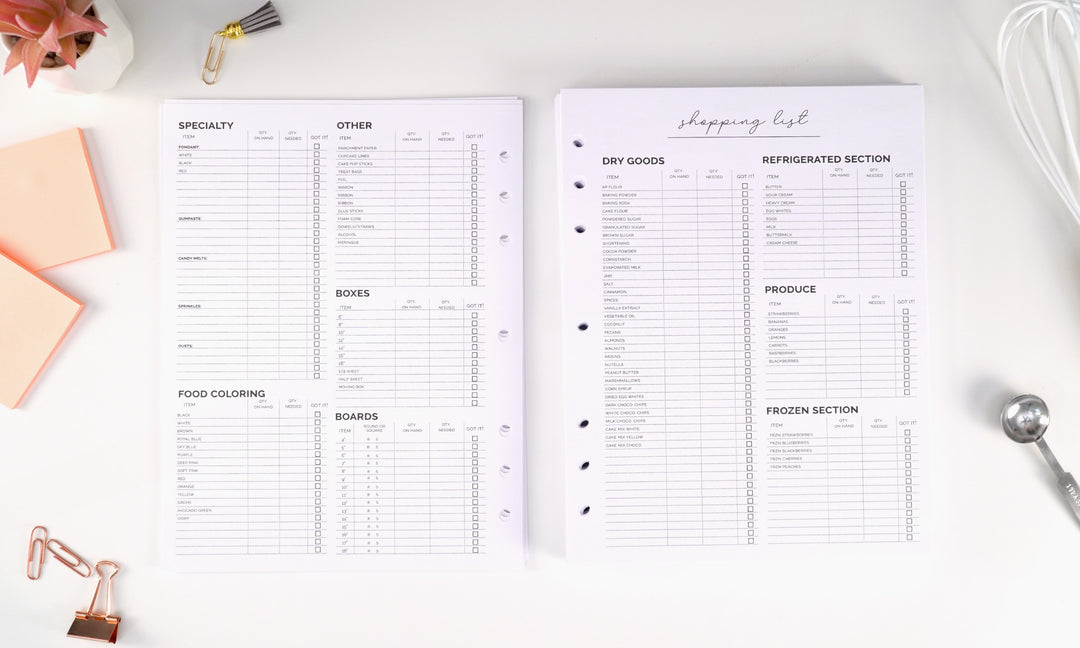 Planner Insert Refills - 2025