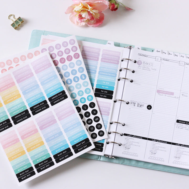 Cake Planner Stickers