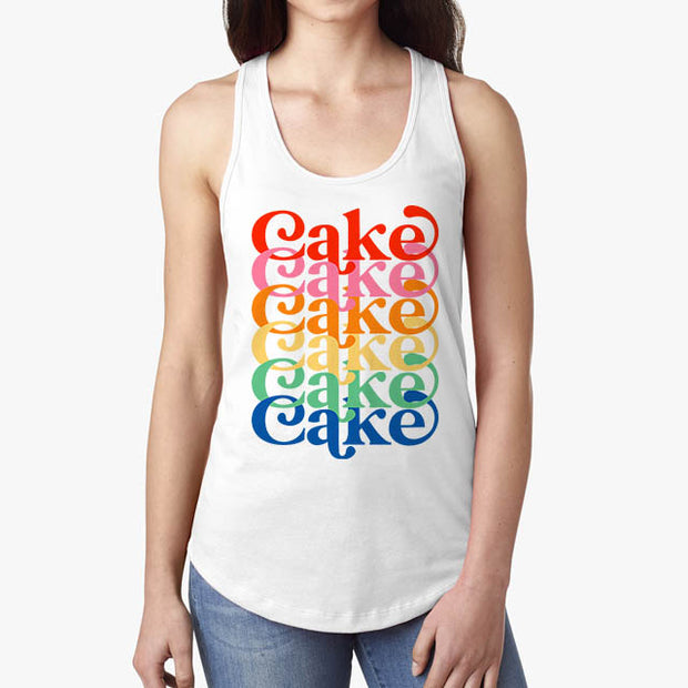 "Rainbow Layer Cake" Tank Top