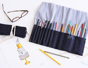 Denim Roll Up Pencil/Tool Pouch